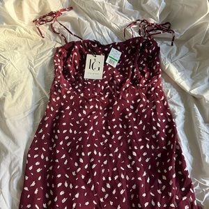 Lola Grace Maroon Dress